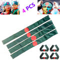 4 PCS Bangladesh National Flag Headband China Fabrics Potaka Show Patriotism ideal Any Occasion Celebrate Victory or Independence Day Stationery Craft items Green And Red Color for Men and Women - Sticky Notes Gift Item Brand Class. 