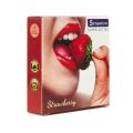 Sensation Super Dotted Strawberry Condoms 12 Pack (36 pcs). 