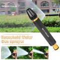 (No Tube)Geepact LH-1112 Portable Water Sprayer Nozzle Adjustable Metal High Pressure Car Washing Garden Hose Sprinkler System Car Wash Watering Water Spray Nozzle.