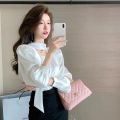 Spring New High-Grade Women's Clothing Light Mature Woman Shenfan Adult Lady like Woman Fried Street White Shirt All-Matching Top.