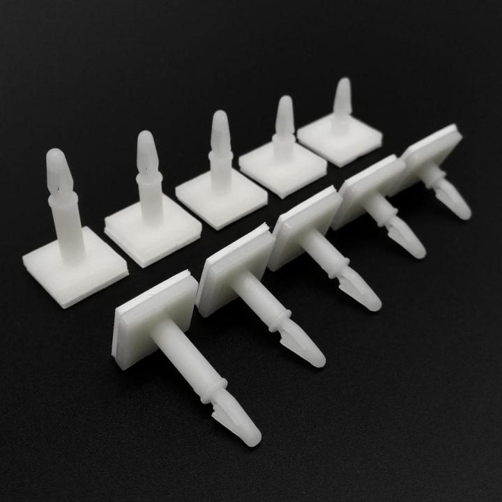 25pc%20Nylon%20Plastic%20Standoff%20Spacer%20Stick%20with%20Adhesive%20Glue%20Insert%20Lock%20Clip%20on%20Snap%20in%20Fixed%20Support%20PCB%20Board%203mm%20Hole%20-%20Image%205