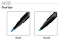 Mungyo Watercolor Twin Tip Pen Set of 12 Multicolor Colors. 