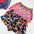Teen Girl Floral Printed Mid Rise Elastic Waist Beach Shorts From Levin. 