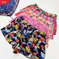Teen Girl Floral Printed Mid Rise Elastic Waist Beach Shorts From Levin. 