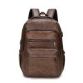 High Quality USB Charging Backpack Men PU Leather Bagpack Large Laptop Backpacks Male Mochilas Schoolbag For Teenagers Boys. 