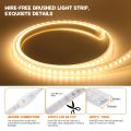 220V LED Strip Waterproof 2835 120Leds/m High Bright LED Strip Light with Switch White Warm White Natural White Ribbon Rope Tape. 