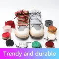 1Pair Big Laces For Sneakers Colorblock Shoelaces For Flat Casual Shoes Men Women Luxury Brand Shoestring Width 1.5cm/2cm/3cm. 