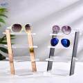 Acrylic Riser Stand Sunglass Holder Display 4 Steps Decoration Stair Step Display Rack Table Display Stand Cosmetics Sunglasses Display Rack. 