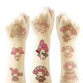 20Pcs/Set Sanrio Tattoo Disposable Stickers HelloKitty Kuromi Melody Waterproof Birthday Party Supplies Decoration Kids Gift Toy gtryrae3. 