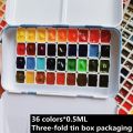 American M.Graham Artist Watercolor Paint 24/36 Colors 0.5ml 1ml Aquarela Paint Set Watercolor Painting Aquarela Art Supplies. 