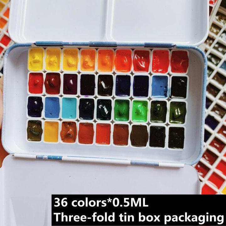 American%20M.Graham%20Artist%20Watercolor%20Paint%2024/36%20Colors%200.5ml%201ml%20Aquarela%20Paint%20Set%20Watercolor%20Painting%20Aquarela%20Art%20Supplies%20-%20Image%202