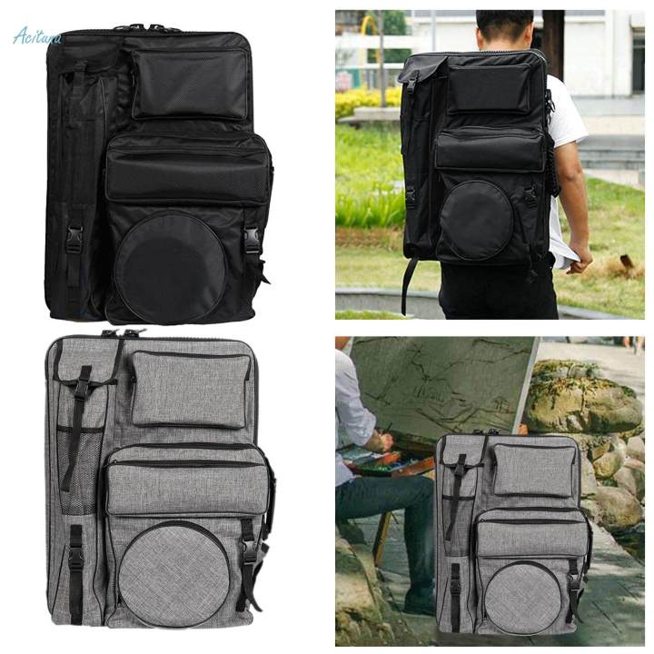 Art%20Portfolio%20Case%20Carrying%20Bag%20Tote%20Backpack%20Sketchbook%20Professional%20Painting%20Bag%20Carry%20Bag%20for%20Cleaning%20Pot%20Mix%20Tray%20Palette%20Drawing%20Board%20-%20Image%204