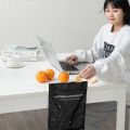 Self Adhesive Drawstring Closed Type Portable Bin Bag Disposable Bin Bag Kitchen Waste Collection Office Desktop Car Trash Can.