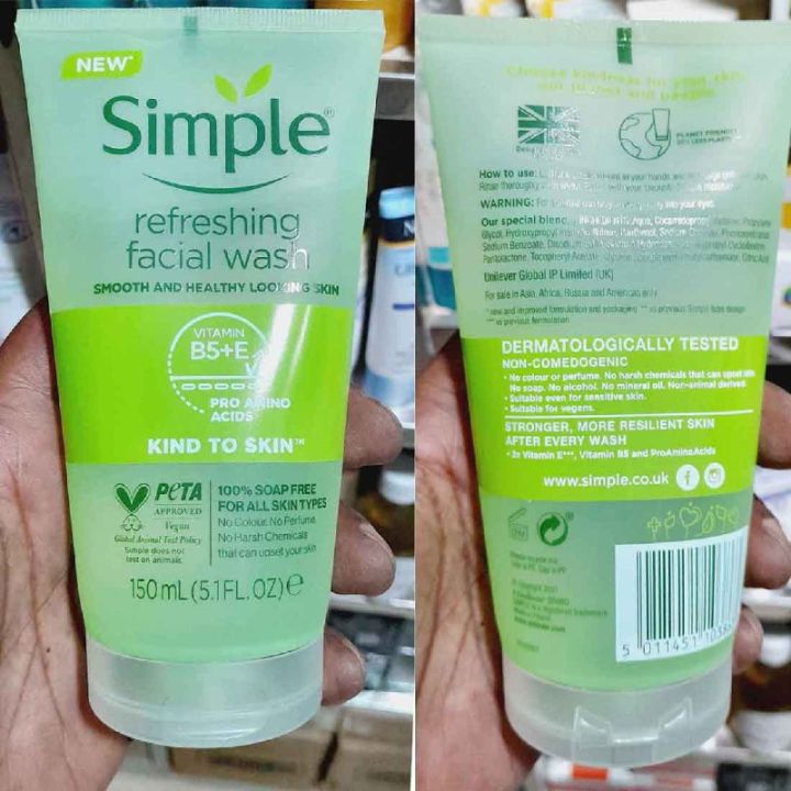Simple%20Refreshing%20Facial%20Wash%20150%20ml,%20100%25%20Authentic%20Product%20-%20Image%202
