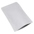 50Pcs/Lot White Kraft Paper Aluminum Foil Zip Lock Stand Up Bag Self Grip Seal Tear Notch Doypack Resealable Food Coffee Bean.