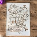 Stencil for Wall & Fashion Painting Template 10 by 8 inch..