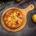 8 Inch Bamboo Pizza Platter, Tray, Pans. 