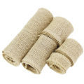 (2meters/roll) Natural Jute Burlap Lace Ribbon Lace Handwork DIY Trim Edge Wedding Decoration.