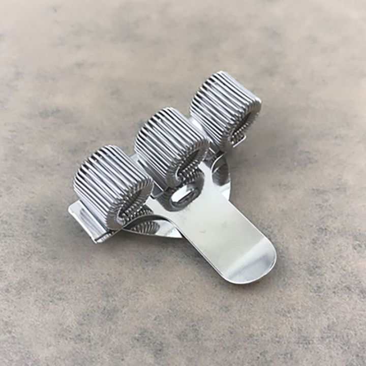 Stainless%20Steel%20Pen%20Holder%20Single/Double/Triple%20Hole%20Metal%20Spring%20Pen%20Holder%20With%20Pocket%20Clip%20for%20Home%20Office%20pluma%20titulares%20-%20Image%205