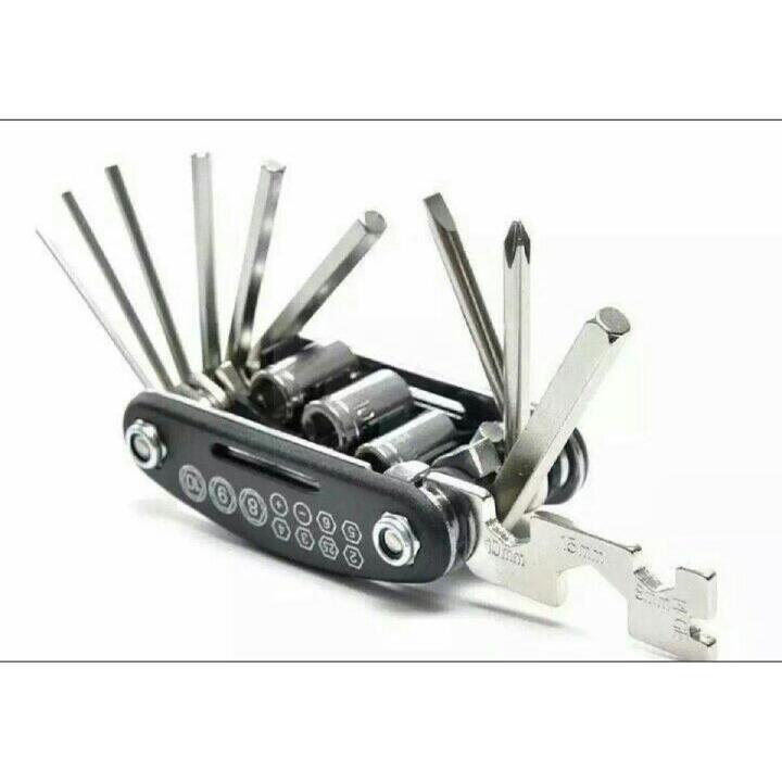 16 in 1 Multi-Function Bike, Bicycle, Mechanic Repair Tool Kit