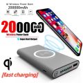 200000mah Power Bank Two-way Wireless Fast Charging Powerbank Portable Charger Type-c External Battery For Iphone Samsung Xiaomi. 