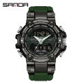 Sanda Men's Watches Sports Military 50 M Waterproof Digital Wrist watch for Male Clock Stop watch Relogio Masculino 3186. 