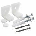 Bathroom Angled Floor Wc Tet Pan Bidet Or Semi Pedestal Fixing Kit Bolts.