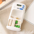 RUN Pills Electronic Box Medicine Reminder W/ Alarm Timer Case Organizer For Pill.