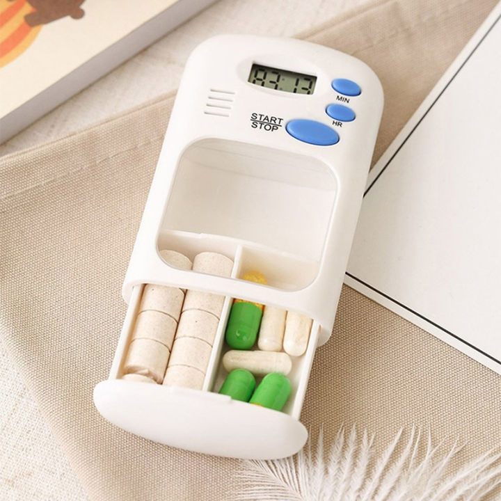 RUN%20Pills%20Electronic%20Box%20Medicine%20Reminder%20W/%20Alarm%20Timer%20Case%20Organizer%20For%20Pill%20-%20Image%204