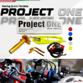 PROJECT ONE Quick Throttle Universal CNC Setup for All Bike Racing Fuel Spontan for Maximum Performance Ready Pickup with Domino Chapa Switch Button. 