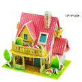 Villa House Castle Building Model 3D Cardboard Puzzle Jigsaw Toys Children's Interest Educational Toys Kids Gift.