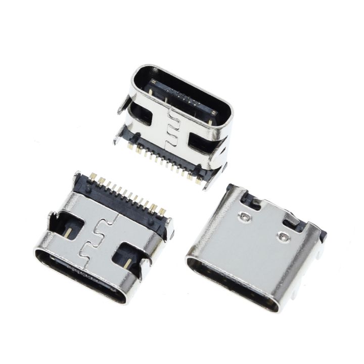 %E3%80%90The%20road%20to%20happiness%20Store%E3%80%9110pcs/lot%20Type%20C%2016Pin%20USB%20SMT%20Socket%20USB%203.1%20Type-C%20Female%20Placement%20SMD%20DIP%20For%20design%20DIY%20high%20charging%20-%20Image%203