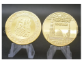 3 design Masjid coin, Ancient Islam Muslim Quba Mosque Gold Persian Allah Coin. 