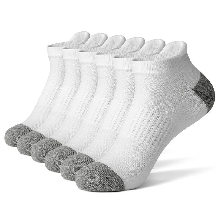 6%20Cotton%20Man%20and%20Women%20Socks%20Sports%20Solid%20Color%20Male's%20Short%20Sock%20Cycling%20Breathable%20Mesh%20Ankle%20Summer%20Running%20Socks%20-%20Image%202