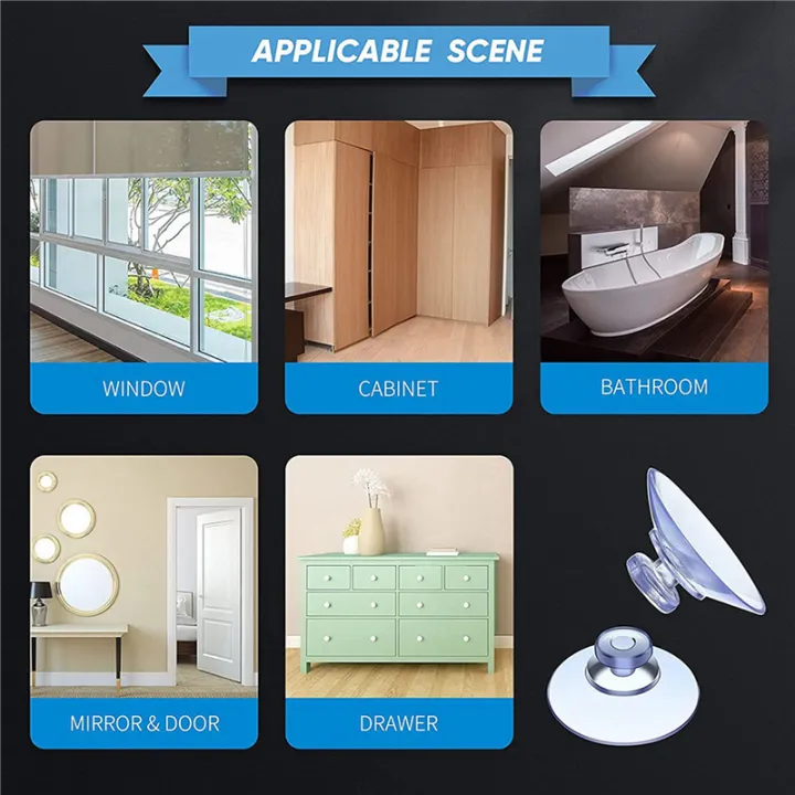 300Pcs%20Transparent%20Suction%20Cups,%20Plastic%20Suction%20Cups,%20Pads%20Without%20Hooks%20for%20Outdoor,%20Kitchen,Bathroom,Window%2020mm%20-%20Image%204