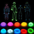 Flexible Neon 1m/3m/5m El Wire Led Neon Dance Party Atmosphere Decor Lamp Ropetube Waterproof Multicolor Led Strip 3v. 