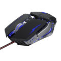 AOC GM110 wired gaming mouse USB with macro programming four-color luminous business office mouse.