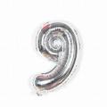 Number Balloon for Decoration -Silver.
