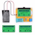 ESR Meter Mega328 Transistor Tester Digital V2.68 LCR-T4 Capacitance MOS/PNP/NPN LCR 12864 LCD Screen Tester with Box.