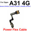 Oppo A31 A32 A36 A37 A39 4G power on / off Switch Button Side Volume Up Down Buttons Flex Cable Replacement Part.