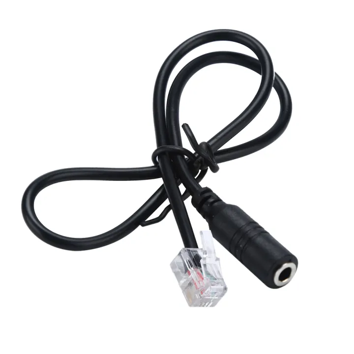 1PC%20Phone%20Adapter%20rj11%20to%203.5%20female%20Adapter%20Convertor%20Cable%20PC%20Computer%20Headset%20Telephone%20-%20Black%20-%20Image%202