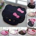 75x90cm Hello Kitty Rug Kawaii Cartoon Kt Cat Plush Floor Mat Anime Bathroom Non-Slip Carpet Car Cushion Soft Living Room Decor.
