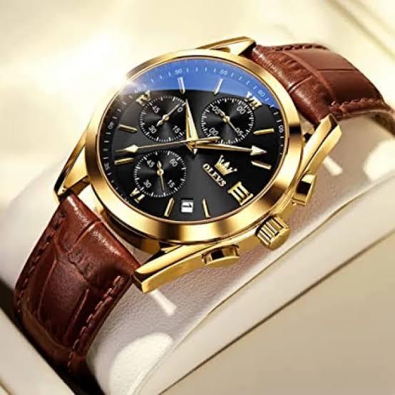 New Luxury Leather Waterproof Quartz Fashion Watch for Men