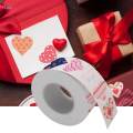 500x Love Stickers Party Supplies Decorative Labels Heart Shaped Stickers for Craft Anniversary. 