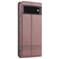 For Google Pixel 6 Pro AZNS Magnetic Calf Texture Horizontal Flip Phone Leather Case.