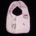 3 Pcs Combo Fashionable Cotton Bibs For Baby (Pink,Blue,Yellow). 