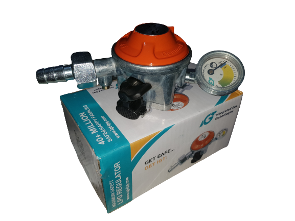 LPG Safety Device cum Meter Regulator (22 MM)