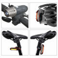 Bike Lights Bicycle Lights Front and Back USB Rechargeable Bike Light Set Super Bright Front and Rear Flashlight LED Headlight Taillight Splash-proof Easy To Install -Black.