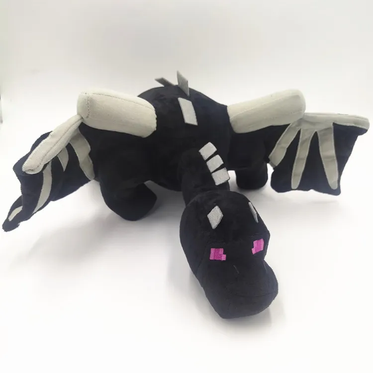 60cm Game MC Ender Dragon Enderdragon Plush Toys Doll Black Ender