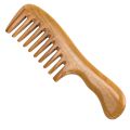 Lightweight Gift Portable Massage Easy Clean Hair Detangler Daily Bedroom Anti Static Bathroom Wide Tooth Handmade Wooden Comb. 
